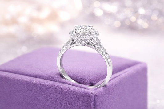 1 Carat Lab-Grown Diamond Ring – SI Clarity – 14K White Gold