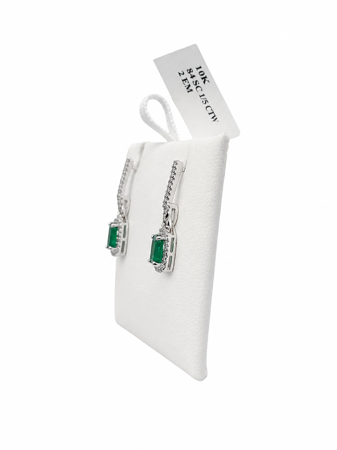 Emerald Diamond Earrings
