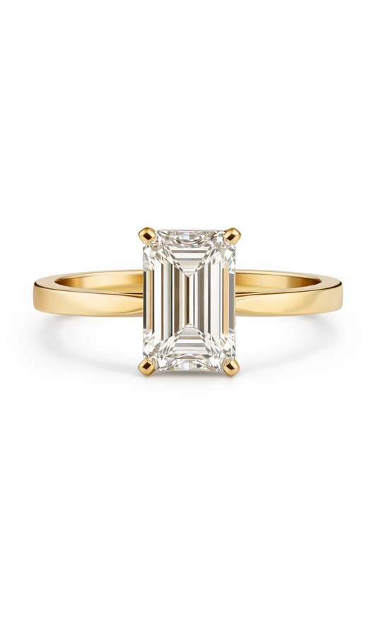 14K Yellow Gold Lab-Grown Diamond Ring – 2.53 CTW