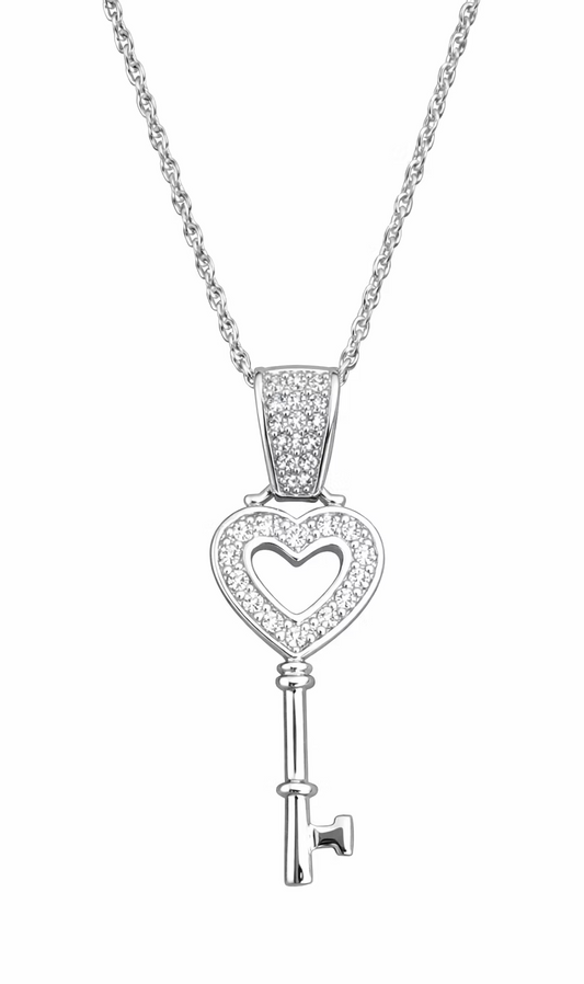 Heart Pendant with 18-Inch Chain