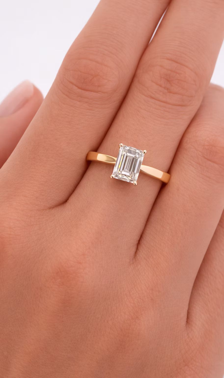 14K Yellow Gold Lab-Grown Diamond Ring – 2.53 CTW