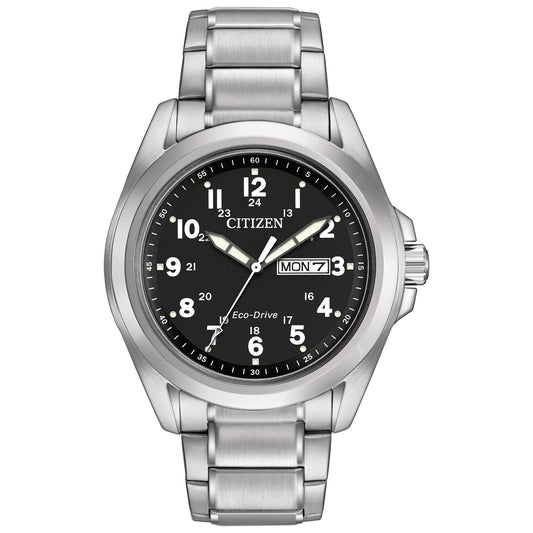 Citizen Eco-Drive Sport Black Dial AW0050-82E